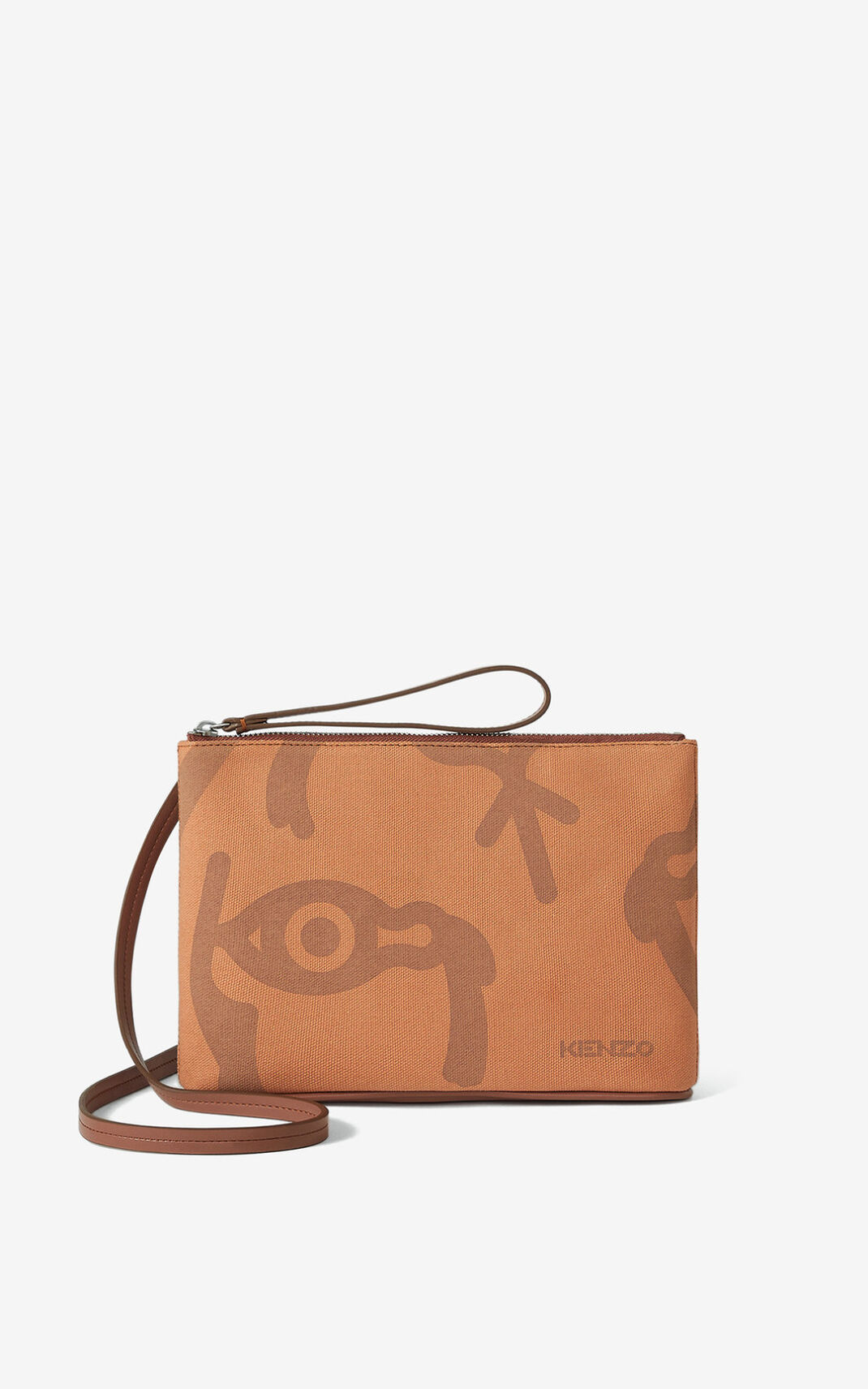 Kenzo Arc with gusset Crossbody Torbe Ženske - Smeđe - Hrvatska TFGYHL486